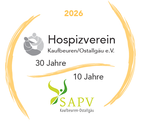 Jubiläums-Logo der SAPV Kaufbeuren-Ostallgäu