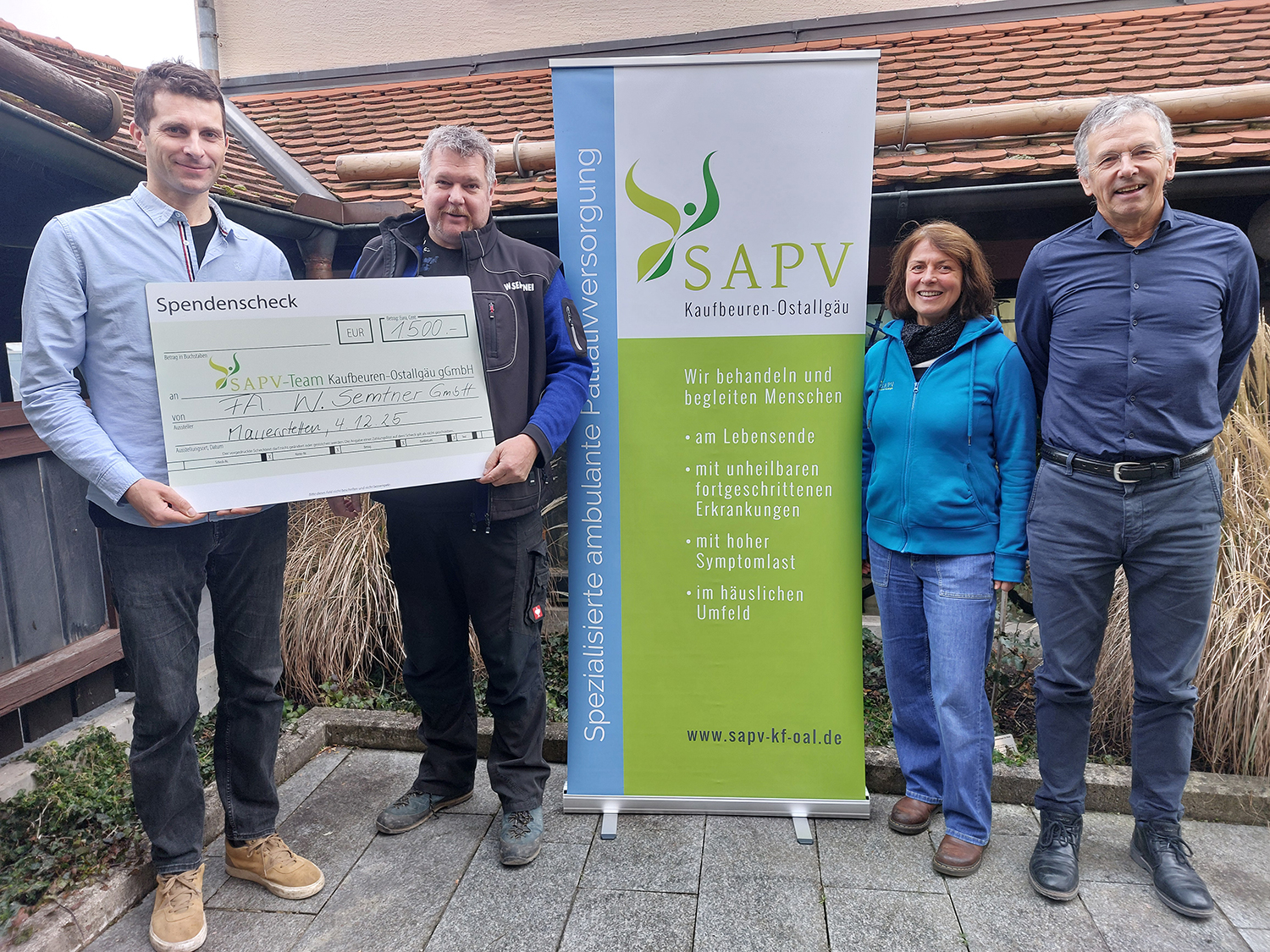 Fa Semtner Dösingen spendet an die SAPV